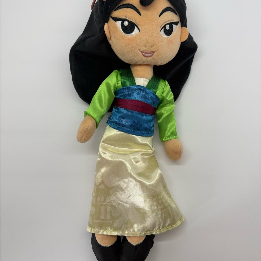 Disney Mulan Plush Doll - Green, Blue, Cream